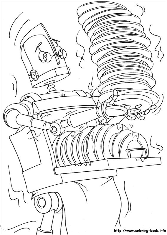Roboty kolorowanki